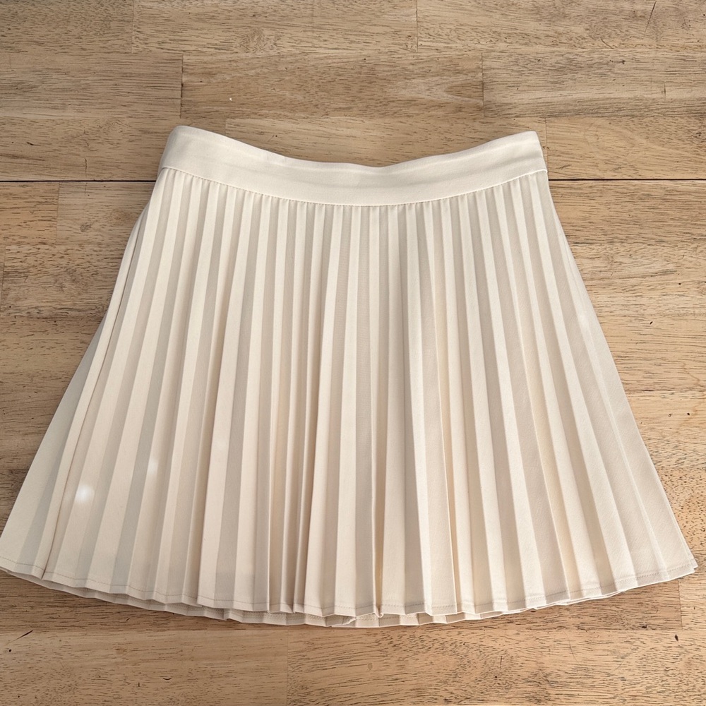 Aritzia Pleated mini skirt